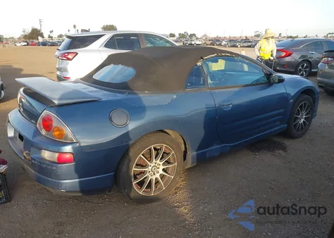 2003 Mitsubishi Eclipse Spyder Gt from USA, damaged, VIN 4A3AE55H33E045889